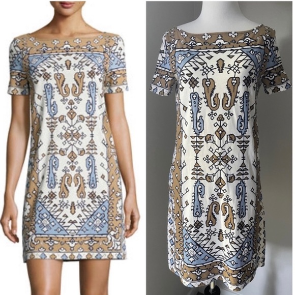 Tory Burch Moroccan printed Boho mini dress - Picture 2 of 7